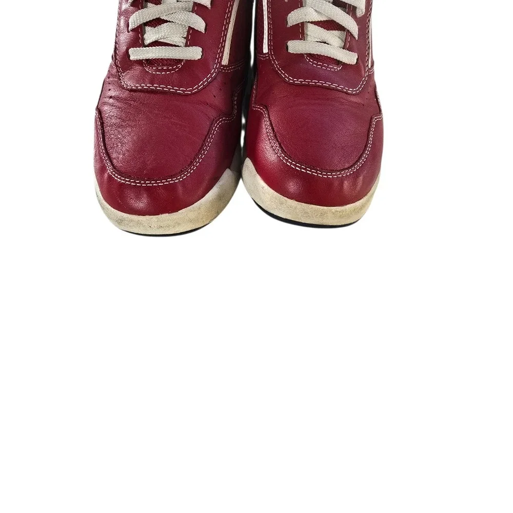 Rockport ProWalker‎ M7100 Mens Walking Shoes Size 9 Red Leather APM26865